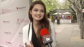 Ciara Bravo on quotThe Frankenstein Codequot New TV Series  Interview [upl. by Redfield516]