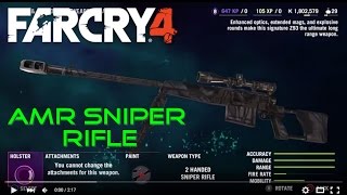 Far Cry 4  Signature Weapons  AMR [upl. by Aissej628]