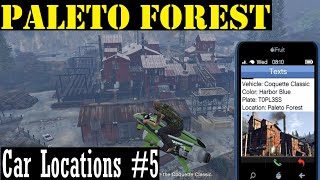 Gta Online  Location of Coquette Classic At Paleto Forest Factory  Vehicle Cargo Car Location 5 [upl. by Dincolo937]