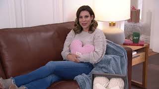 DEMDACO The Giving Heart Huggable Weighted Pillow on QVC [upl. by Streeter]