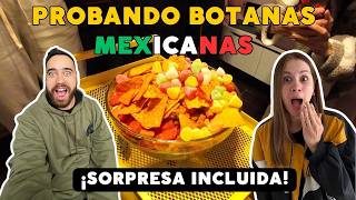 ¡REACCIÓN DE EXTRANJEROS Probando BOTANAS MEXICANAS por Primera Vez 🌶️ ¡Explosión de Sabores [upl. by Laks595]