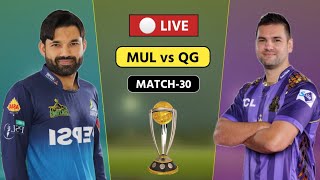 MUL vs QG Match 30  Quetta vs Multan Live Commentary [upl. by Hartmann]