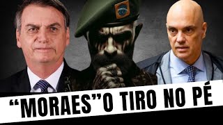 ⚡TIRO NO PÈ Moraes Prova Que Bolsonaro é Inocente ao Prender os Kids Pretos [upl. by Euqinobe458]