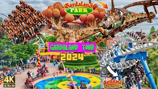 Explore Gardaland 2024 4k 60fps gardaland tour [upl. by Anglim817]