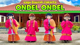 ONDEL ONDEL BETAWI  ONDEL ONDEL UNIK JOGET DI PERKAMPUNGAN BUDAYA BETAWI [upl. by Seidule]