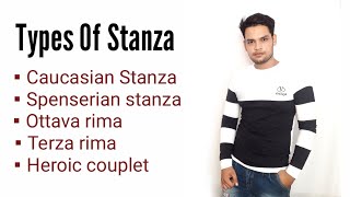 Literary Forms  Stanza  Spenserian stanza heroic couplet Terza rima ottava rima chaucerian stanza [upl. by Sternberg]