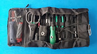 RHINOWALK MT103 Tool Roll Bag Orden acceso total y resistencia [upl. by Ielirol]