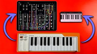 How to connect a MIDI keyboard to your iPad or iPhone GarageBand [upl. by Alekal]