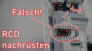 Weiteren FISchalter RCD einbinden ElektroM [upl. by Cochard]