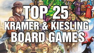 Top 25 Kramer amp Kiesling Board Games [upl. by Ennaylloh]