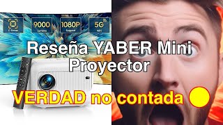 【enfoque eléctrico】 mini proyector portátil 5g wifi bluetooth yaber 9000 lúmenes proyector full hd [upl. by Adur]