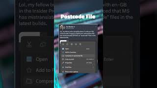 Postcode File shorts [upl. by Eiramnwad]