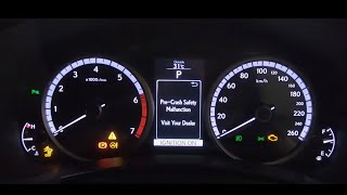 LEXUS  TOYOTA PRECOLLISION CALIBRATION by LAUNCH X431 ADAS PRO [upl. by Iglesias283]