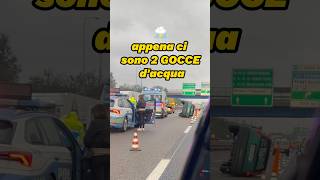 Milano in CORTOCIRCUITO ⚡️ Milano Teslari traffico tangenziale allagata pioggia auto [upl. by Alocin719]