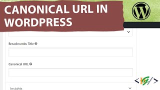 How to Add Canonical URL in WordPress  Canonical URLs [upl. by Reider]