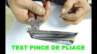 TEST PINCE DE PLIAGE [upl. by Alard]