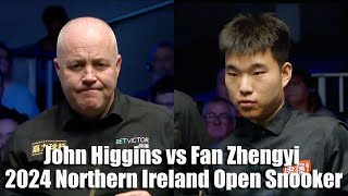 John Higgins vs Fan Zhengyi 2024 Northern Ireland Open Snooker [upl. by Inaliel]