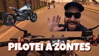 Teste Ride  Pilotei a Zontes V 350 é uma boa moto zontes350 zontes motociclismo [upl. by Ardisj]