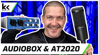 PreSonus AudioBox USB 96 amp AT2020  Setup amp Demo [upl. by Adnilim410]