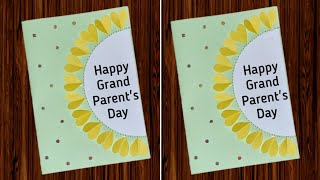 Grandparents Day Card😍  How to Make Card For Grandfather amp Grandmother  Happy Grandparents Day [upl. by Bruno]