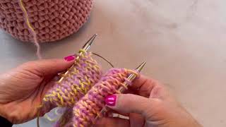 Sticka ihop axelsömmar how to knit shoulder seams together [upl. by Casteel13]