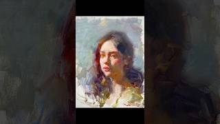 Impressionism Portrait Painting Demo [upl. by Onfre]