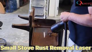 Laser Rust Removal for Stoves with 100 years [upl. by Nedak]