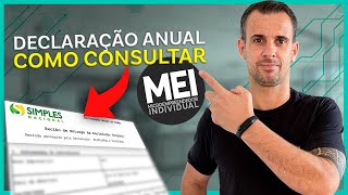 DASNSIMEI  Como CONSULTAR a Declaração Anual do MEI já transmitida [upl. by Salahcin]