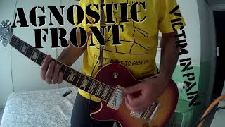 agnostic front victim in pain guitar cover [upl. by Lesli]