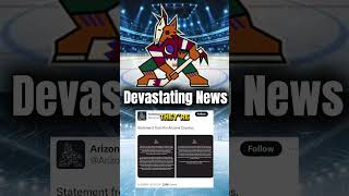 A Devastating Blow Just Happened with the Plans to Bring Back the Arizona Coyotes shorts [upl. by Adnahsar]