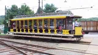 Pennsylvania Trolley Museum  riding car 1758 Washington PA [upl. by Alper]