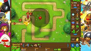 Bloons TD 5  MOAB Madness Achievement Gameplay No Commentary [upl. by Ybba]