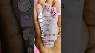 Baby foot 👣babyfoot babyboy love baby foot ideas ❤️newbornbaby 1million [upl. by Girhiny538]