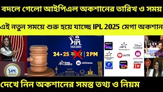 IPL 2025 Mega Auction Date and Time [upl. by Feliks627]