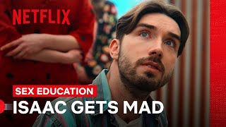 Isaac Gets Mad  Sex Education  Netflix Philippines [upl. by Laeria165]