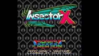 Insector X Sega Megadrive Emulated Normal  389600 [upl. by Etteyafal]