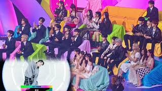 Idols reaction to Jungkook Win Hot Trend Award at MMA 2023 [upl. by Emerej]