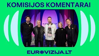 EUROVIZIJALT  Komisijos komentarai po penktosios atrankos [upl. by Thatcher]