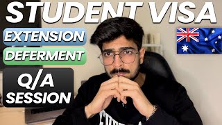 Will you get your visa🇦🇺  QA Session Pt 4  International Students in Australia [upl. by Bunde]