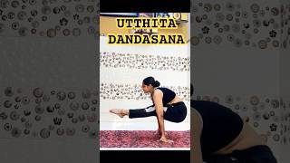 Utthita dandasana 🧘‍♀️✨ viralvideo explorepage balance fyp [upl. by Kirven]