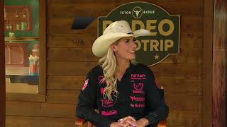 Breakaway Roper Sarah Angelone Joins Rodeo Roatrip Live From Cheyenne Frontier Days [upl. by Higginson]