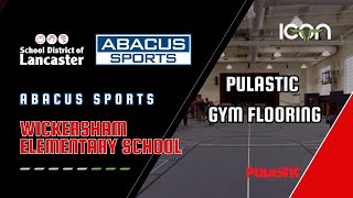 Wickersham Elementary School Pulastic Flooring Installation  Abacus Sports [upl. by Latsirc]