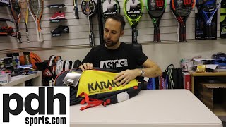 Karakal Pro Tour Match 2019 racket bag review by PDHSportscom [upl. by Gilbertson]