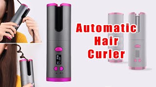 Wireless Automatic Hair Curler [upl. by Mehala655]