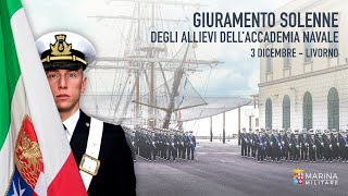 Giuramento solenne degli Allievi dell Accademia Navale di Livorno [upl. by Nohcim]