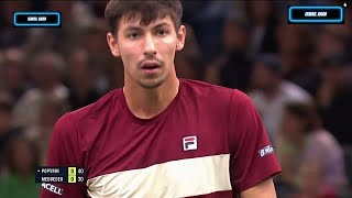 Alexei Popyrin vs Daniil Medvedev Highlights  Paris Masters 2024 [upl. by Nohtan38]