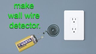 how to make wall wire detector [upl. by Leynwad]