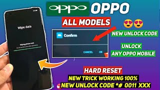 All Oppo Reset Password How to fix forgot lockscreen Password Any Oppo Phone Wipe Data 100 Working [upl. by Asabi]