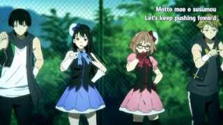 Kyoukai no Kanata Idols song  Yakusoku no kizun eng sub with lyrics HD [upl. by Drawyah413]