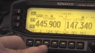 Demo of Crossband Repeat with Kenwood TMD710 [upl. by Leilani]